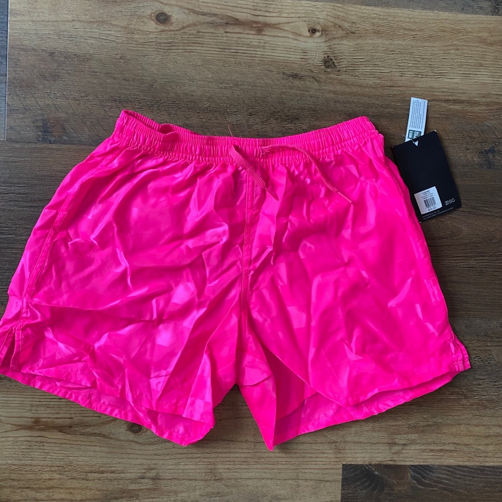 brand new neon pink athletic shorts